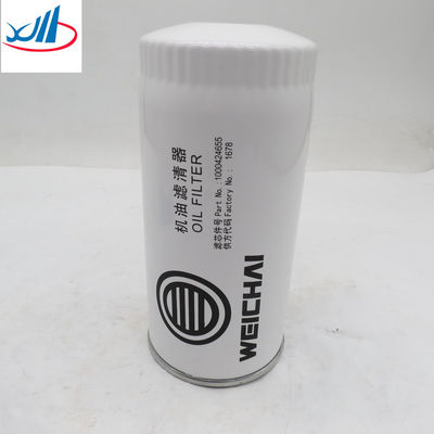 Iron Oil Filter Element Weichai Engine Parts 100424655
